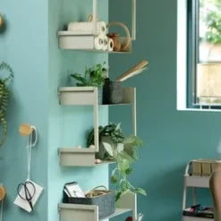 JYSK Internal Vägghylla ASSENS 2 Hyllor Ljus Sand -Sovrum affär 194520 1