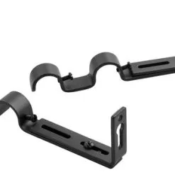 Dubbelfäste Ø19mm Svart