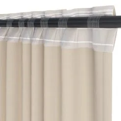 Gardin ROXEN 1x140x245 Beige -Sovrum affär 204846