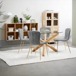 JYSK Internal Hyllenhet SKALS 4 Fack Ek 27 JYSK Internal Hyllenhet SKALS 4 Fack Ek -Sovrum affär 204968 2