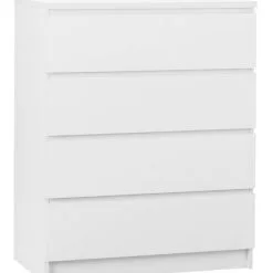 JYSK Internal Byrå LIMFJORDEN 4 Lådor Vit