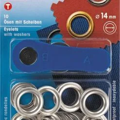 Öljetter 14mm 10st/pk Silver