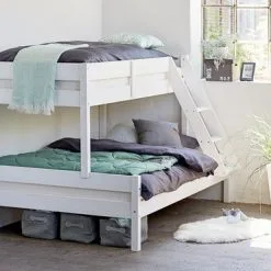 Våningssäng VESTERVIG 80/120x200 Inkl. Stege Vit 8 Våningssäng VESTERVIG 80/120x200 Inkl. Stege Vit -Sovrum affär 73557