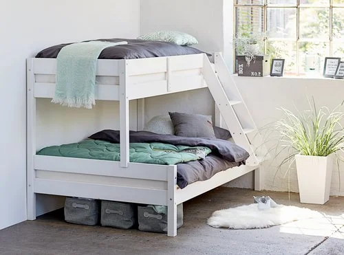 Våningssäng VESTERVIG 80/120x200 Inkl. Stege Vit 5 Våningssäng VESTERVIG 80/120x200 Inkl. Stege Vit - Bild 3