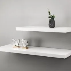 Vägghylla ABILD 80x24 Vit 5 Vägghylla ABILD 80x24 Vit -Sovrum affär 81060