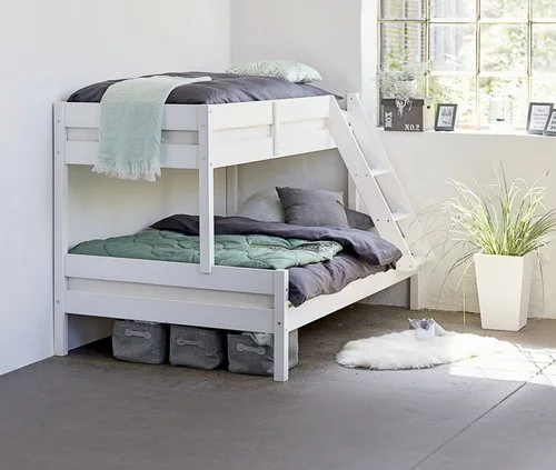 Våningssäng VESTERVIG 80/120x200 Inkl. Stege Vit 6 Våningssäng VESTERVIG 80/120x200 Inkl. Stege Vit - Bild 4