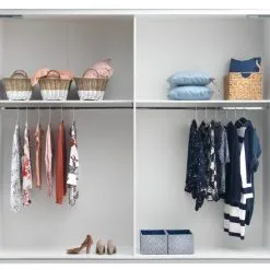 Garderob TARP 250x221 Vit Högglans -Sovrum affär 86192 1