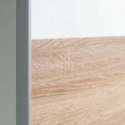 Garderob SATTRUP 151x219 Högglans/ek -Sovrum affär 86228