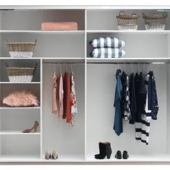 Hyllor TARP 123x45 2 St/pk Vit -Sovrum affär 88341 2