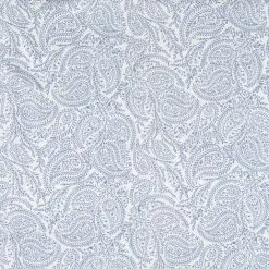 JYSK Påslakanset FREDERIKKE Satin 150x210 Blå/vit -Sovrum affär 91017