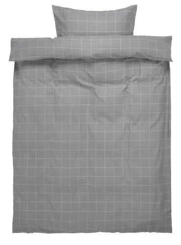 JYSK Påslakanset THERESA Flanell 150x210 Grå 3 JYSK Påslakanset THERESA Flanell 150x210 Grå