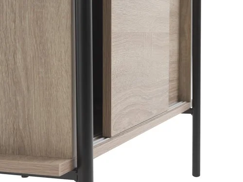 JYSK Internal Hyllenhet VANDBORG 4 H/2 D Ek/svart 7 JYSK Internal Hyllenhet VANDBORG 4 H/2 D Ek/svart - Bild 5