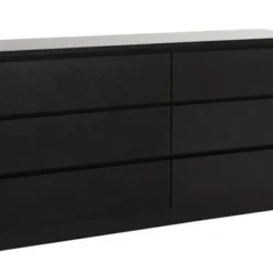 JYSK Internal Byrå LIMFJORDEN 3+3 Lådor Svart