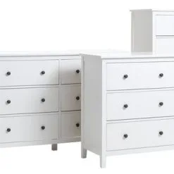 Byrå NORDBY 3 Lådor Vit -Sovrum affär 98860 1