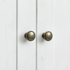 JYSK Internal Garderob MARKSKEL 212x210 Vit/ek -Sovrum affär 98877